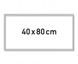 Aluminium Frame Silver 40 x 80 cm - Painting by Numbers