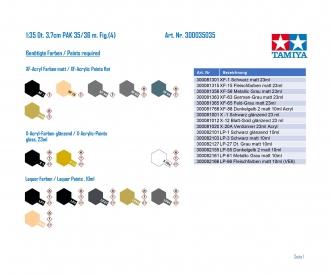 1:35 Ger. 3,7cm PAK 35/36 w/Fig. (4)