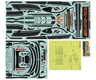 Mercedes-AMG GT3 EVO, sticker set, decal bag