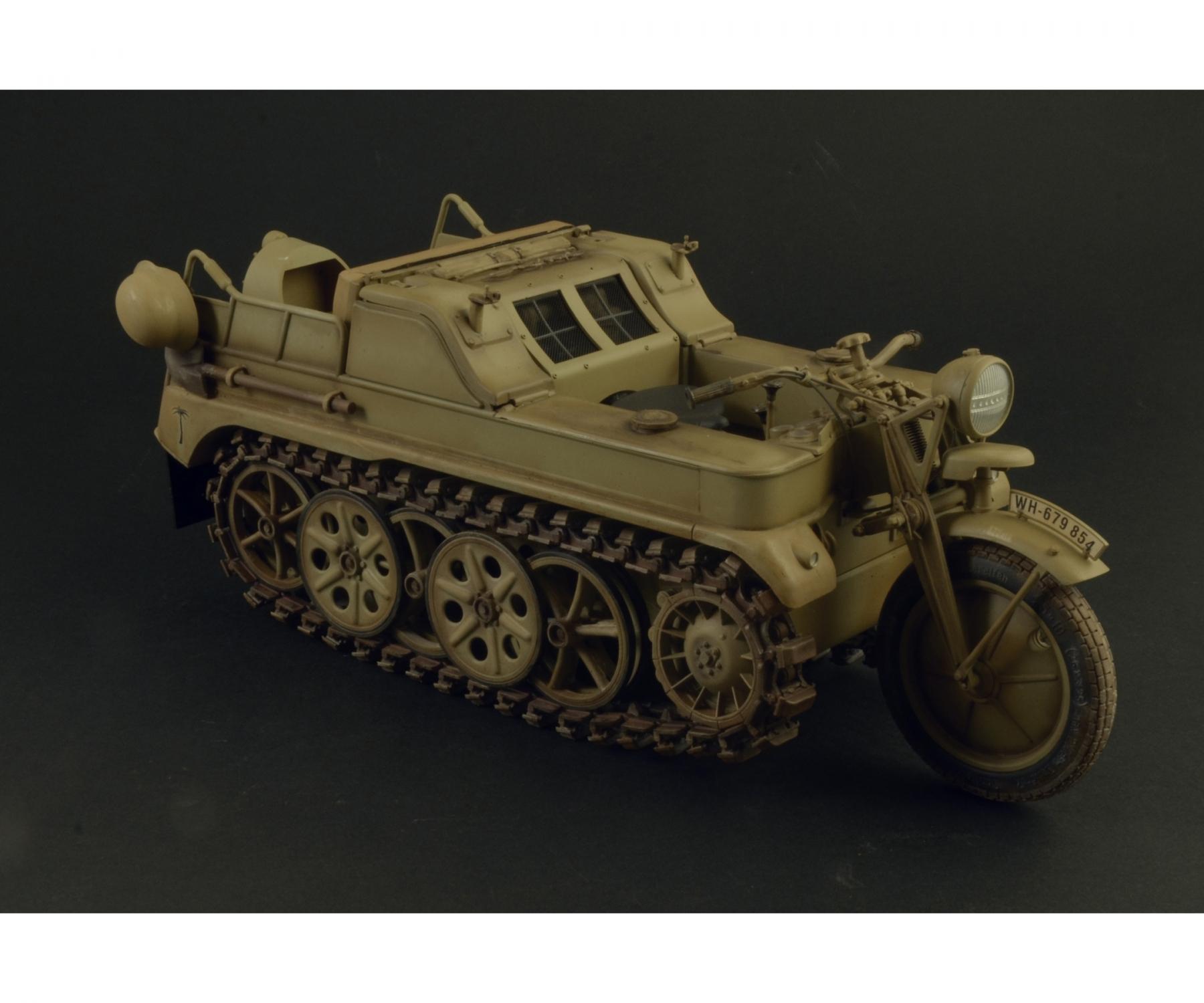 イタレリ 1/9 WWⅡ ドイツ軍 ケッテンクラート NSU HK 101 Kettenkrad