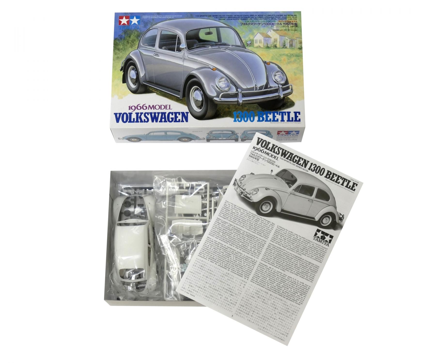 Buy 1:24 Volkswagen Beetle 1300 1966 online Tamiya