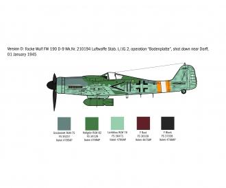 Italeri FW 190 D-9 Aircraft Model Kit 1:72