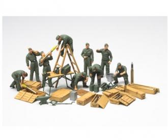 1:48 WWII Diorama-Set Feld-Instandsetz.