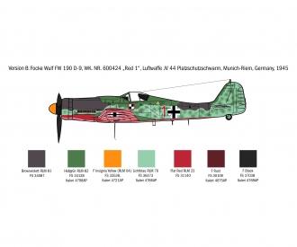 Italeri FW 190 D-9 Aircraft Model Kit 1:72
