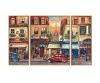 Paris Nostalgia Triptych - Painting by Numbers