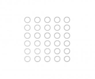 6 mm Shim Set, model accessory, 0.1 0.2 0.3 mm