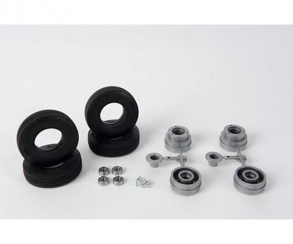 1:14 Tire/Wheel-Set LowLoad Fulda/SAF
