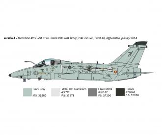 AMX Ghibli Aircraft Model Kit 1:72 Scale
