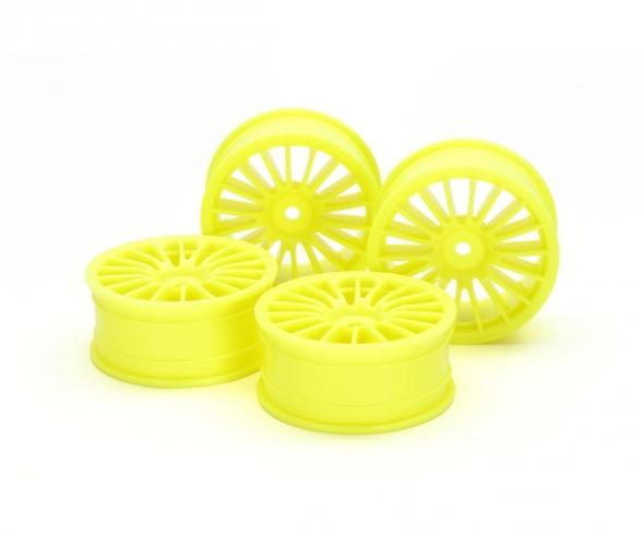 1:10 18-Spk Wheels 0 FlYel (4) 24mm