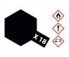 X-18 Semi Gloss Black, acrylic paint, 10 ml