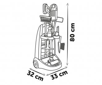 Rowenta - Chariot de Ménage + Aspirateur Balai