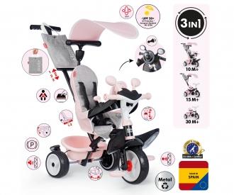 Smoby Dreirad Baby Driver Rosa