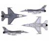 Italeri F-16 C/D Night Falcon Model Kit 1:72