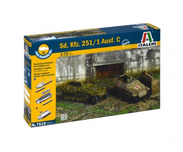 Italeri Sd.Kfz.251/1 Ausf. C 1:72 Fast Assm. Kit