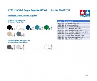1:700 US CVE-9 Bogue Begleitschiff WL