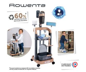 Smoby Rowenta Reinigungstrolley + Stab-Staubsauger