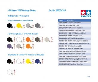 1:24 Nissan 370Z Heritage Edition, plastic model kit