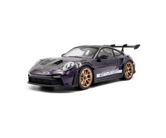 Porsche 911 GT3 RS, miniature en métal moulé, 1:18