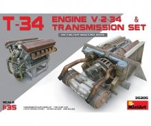 1:35 T-34 Engine(V-2-34) / Transmis. Set