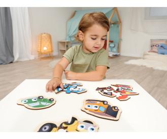 Eichhorn Puzzle 5 Fahrzeuge