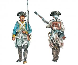 1:72 Set de bataille Fren./Indian War 1754-63