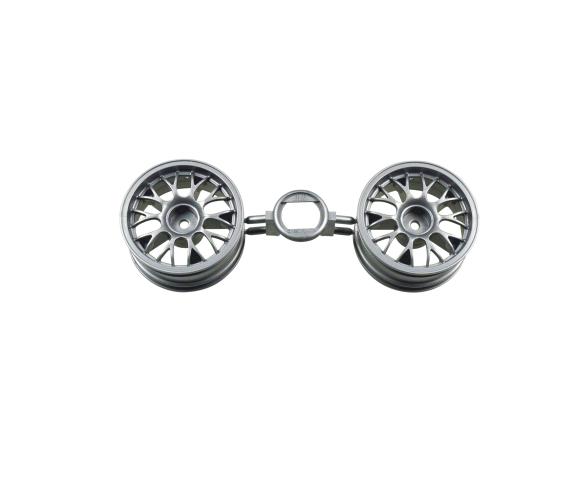 1:10 Hinterrad-Set, Modellräder, 3-mm-Achse