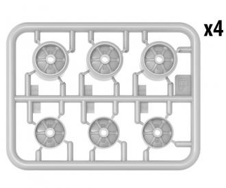 1:35 M3/M4 Roadwheel-Set VVSS (12+12)