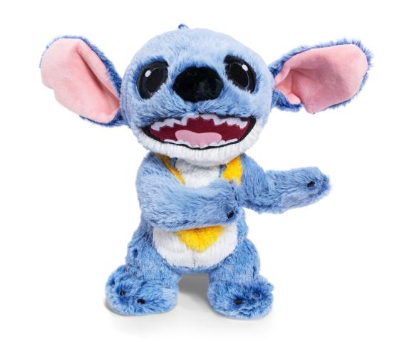 Disney Stitch Live Action Plush with Lei, 25 cm