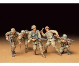 1:35 Fig-Set Ger. Front-Line Soldiers, assembly kit