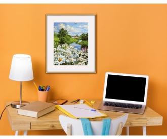 Meadow with Daisies 24 x 30 cm - Painting by Numbers
