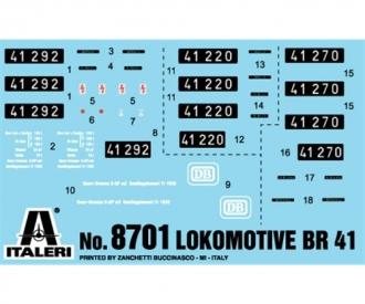 Locomotive BR41 Model Kit in 1:87 HO Scale
