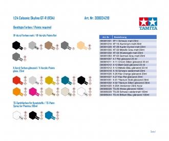 1:24 Calsonic Skyline GT-R (R34), model kit