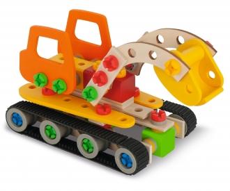 Constructor Crawler Excavator 4-in-1 Building Set