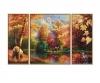 Indian Summer Triptych - Painting by Numbers
