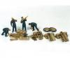 1:35 Tank Ammo Load Crew, figure set, WWII scene