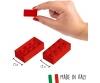 Blox 1000 red 4 pin Bricks Loose