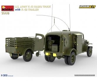 1:35 US Radio Truck K-51 w/ trailer K-52