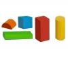 Coloured Wooden Blocks Baby - 50 Pieces