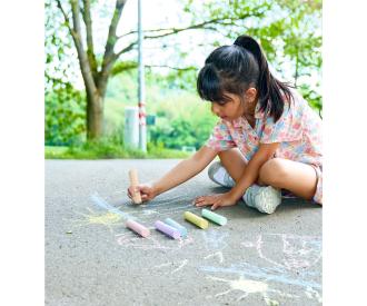 6 Straßenmalkreiden