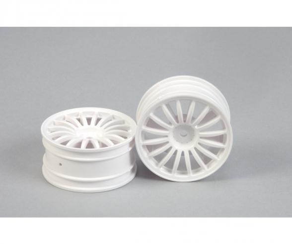1:10 16-Sp. Wheel, wheel set, white 26 mm