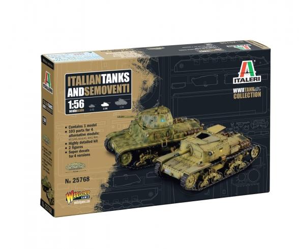 Italeri Italian Tanks & Semoventi Model Kit