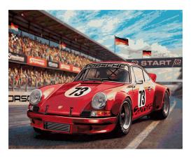 Porsche 911 Carrera RSR 2.8 Painting by numbers