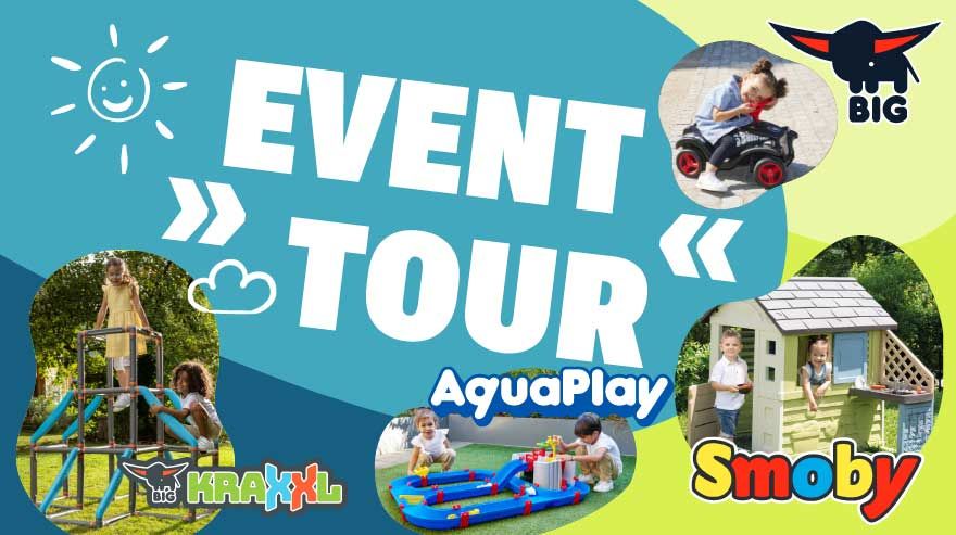 aquaplay, big & smoby event tour 2025