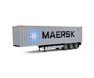 1:24 Container Anhänger blau