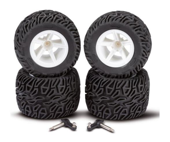 1:10 2WD Wheel Set XL, RC tire set