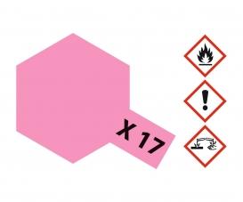 X-17 Pink Gloss, acrylic paint, 10 ml jar