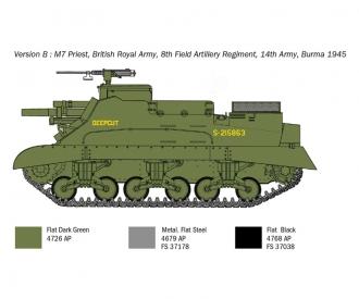 1:35 US M-7 Priest Howitzer Self-Prop