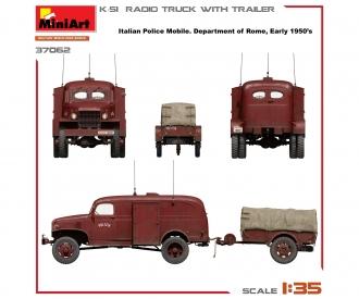 1:35 K-51 Radio Truck w/ Trailer