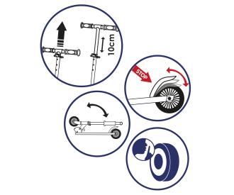 Smoby Spidey 2W Foldable Scooter