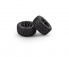 1:8 Virus Extreme, wheel set, 2 mounted wheels